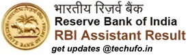 RBI Assistant Result Cut off Marks