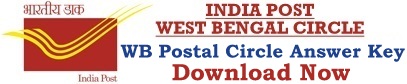 WB Postal Circle Answer Key Download