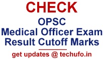 OPSC Medical Officer Result