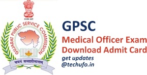 GPSC MO Admit Card