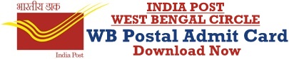 WB Postal Circle Admit Card Download