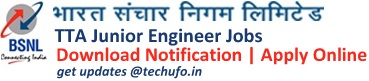 BSNL JE Recruitment Notification