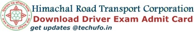 HRTC Admit Card Download