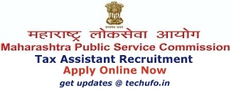 MPSC Tax Assistant Recruitment Notification