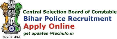 CSBC Bihar Police Driver Constable Recruitment Notification Apply Online Application Form
