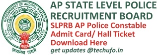 APSLPRB Police Constable Admit Card Hall Ticket Download