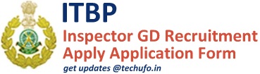 ITBP Recruitment Notification Application