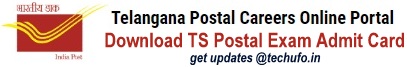 Telangana Postal Circle Hall Ticket Download