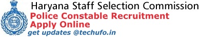 Haryana SSC Police Recruitment