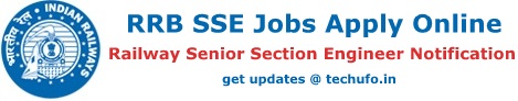 RRB Senior Section Engineer Recruitment