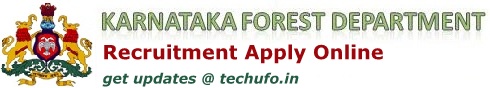Karnataka Forest Recruitment
