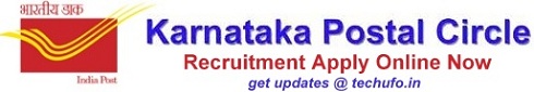 Karnataka Postal Circle Recruitment Notification Gramin Dak Sevak GDS Posts Apply Online Application Form