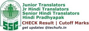 SSC JHT Result Cutoff Marks