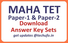 MAHA TET Answer Key