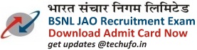 BSNL JAO (Junior Accounts Officer) Admit Card Call Letter Download