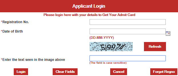 Andhra Pradesh Postal Candidate Login for Admit Card