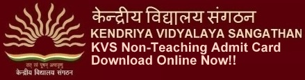 KVS Admit Card Call Letter