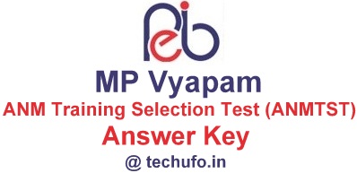 MP Vyapam ANM Answer Key Download MPPEB ANMTST Paper Solution Sheet