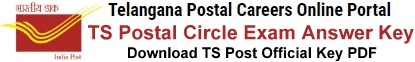 TS Postal Circle Answer Key Paper Solutions Download PDF