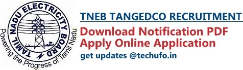 TNEB TANGEDCO Recruitment Notification and Online Application Form