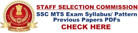 SSC MTS Syllabus Download Multi Tasking Staff Exam Pattern & Previous Papers PDFs
