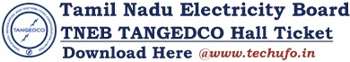 TNEB TANGEDCO Admit Card Download Assistant Engineer AE Hall Ticket