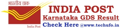 Karnataka Postal GDS Result Merit List Cutoff