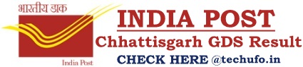 CG Postal GDS Result Chhattisgarh Post Gramin Dak Sevak Merit List Cutoff Marks