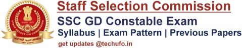 SSC GD Syllabus Constable General Duty Exam Pattern & Previous Papers PDFs