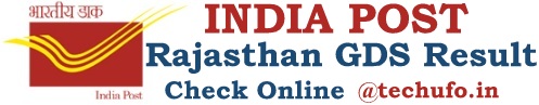 Rajasthan Postal GDS Result Post Gramin Dak Sevak Merit List Download