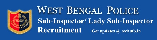 WB Police SI Recruitment WBPRB Notification West Bengal Police Sub Inspector Application Form
