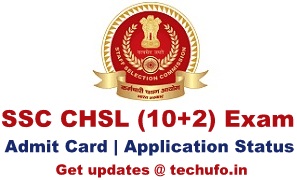 SSC CHSL Admit Card Download 10+2 LDC DEO PA SA Exam Call Letter Hall Ticket Region wise