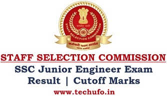 SSC JE Result Junior Engineer Cut off Marks JEN Merit List