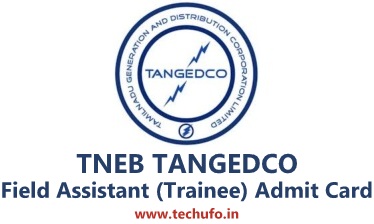 TANGEDCO Field Assistant Hall Ticket TNEB FA Trainee Exam Date Admit Card