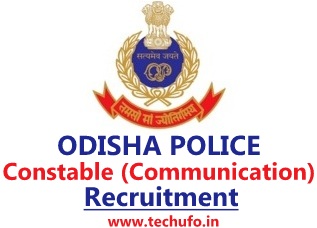Odisha Police Constable Recruitment OP SBCC Constable (Communication) Notification Online Application Form Apply