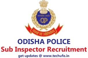 Odisha Police SI Recruitment OPRB Sub Inspector Notification Online Application Form