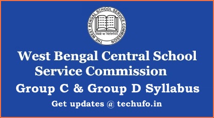 WBSSC Group C & D Syllabus 2021 Download West Bengal SSC Clerk Exam Pattern WB School Group D Previous Papers PDF