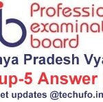 MP Vyapam Lab Technician Answer Key Download MPPEB Group 5 Exam Model Answers PDFs