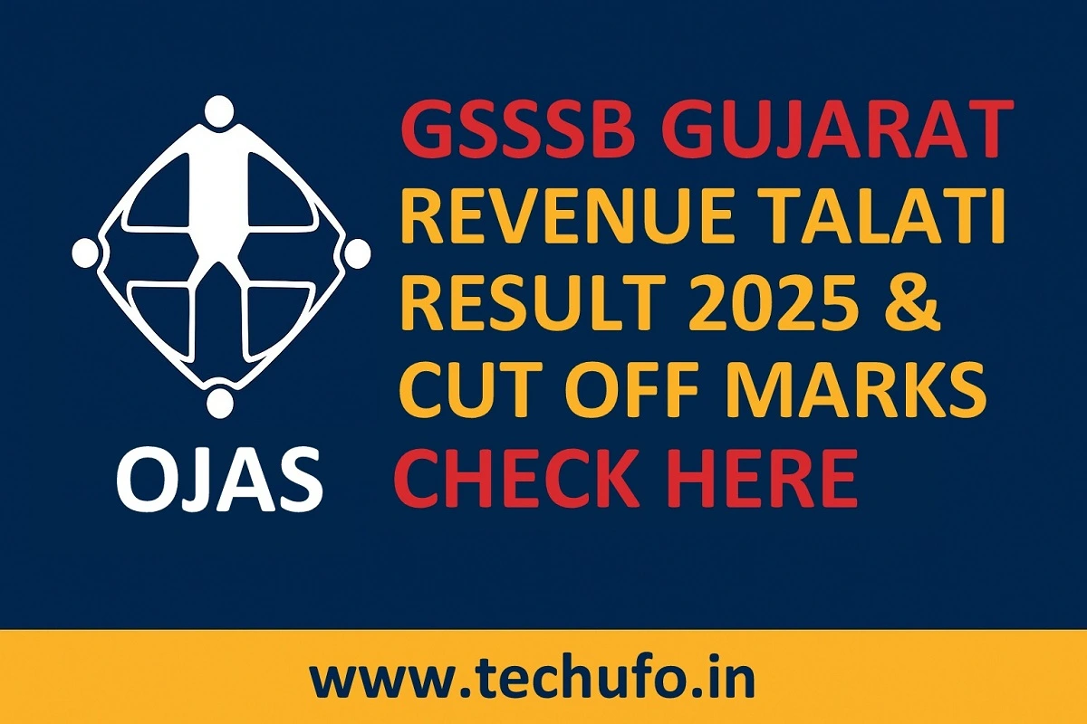 GSSSB Revenue Talati Result OJAS Gujarat Mahesul Vibhag Talati Cutoff Marks Merit List gsssb.gujarat.gov.in
