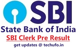 SBI Clerk Prelims Result Cut off Marks Merit List