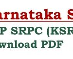 KSP SRPC Answer Key Download KSRP Constable Bandsmen Exam Paper Solution