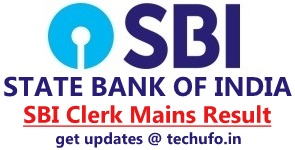 SBI Clerk Mains Result Junior Associate Main Exam Cutoff Marks Final Merit List