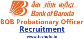 Bank of Baroda PO Recruitment BMSB PGDBF Notification BOB Probationary Officer Apply online application Form