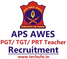 Army Public School Recruitment 2021 AWES Notification TGT PGT PRT Teacher Apply Online Application Form