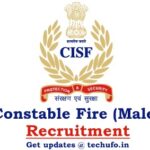 CISF Constable Fireman Recruitment Notification Apply Online for Central Industrial Security Force CT Fire Vacancie www.cisfrectt.in