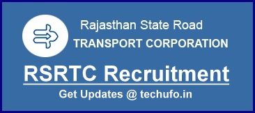 RSRTC Bharti 2024 Recruitment Online Application Rajasthan Roadways Driver Conductor Vacancy Notification Apply Form