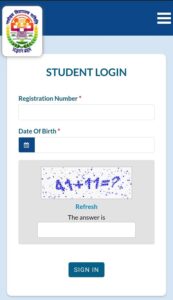 JNVST Class 6 Admit Card Login Page Image Sample