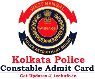 Kolkata Police Constable Admit Card Download WBPRB KP Exam Call Letter wbpolice.gov.in