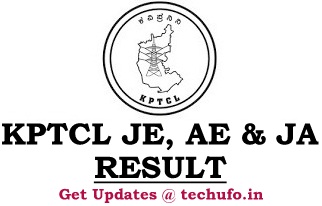 KPTCL Result Karnataka JE AE Junior Assistant Selection List Cutoff Marks