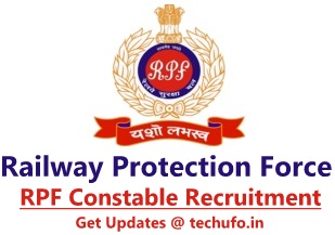 RPF Constable Recruitment Railway Protection Force Bharti Notification Apply Online